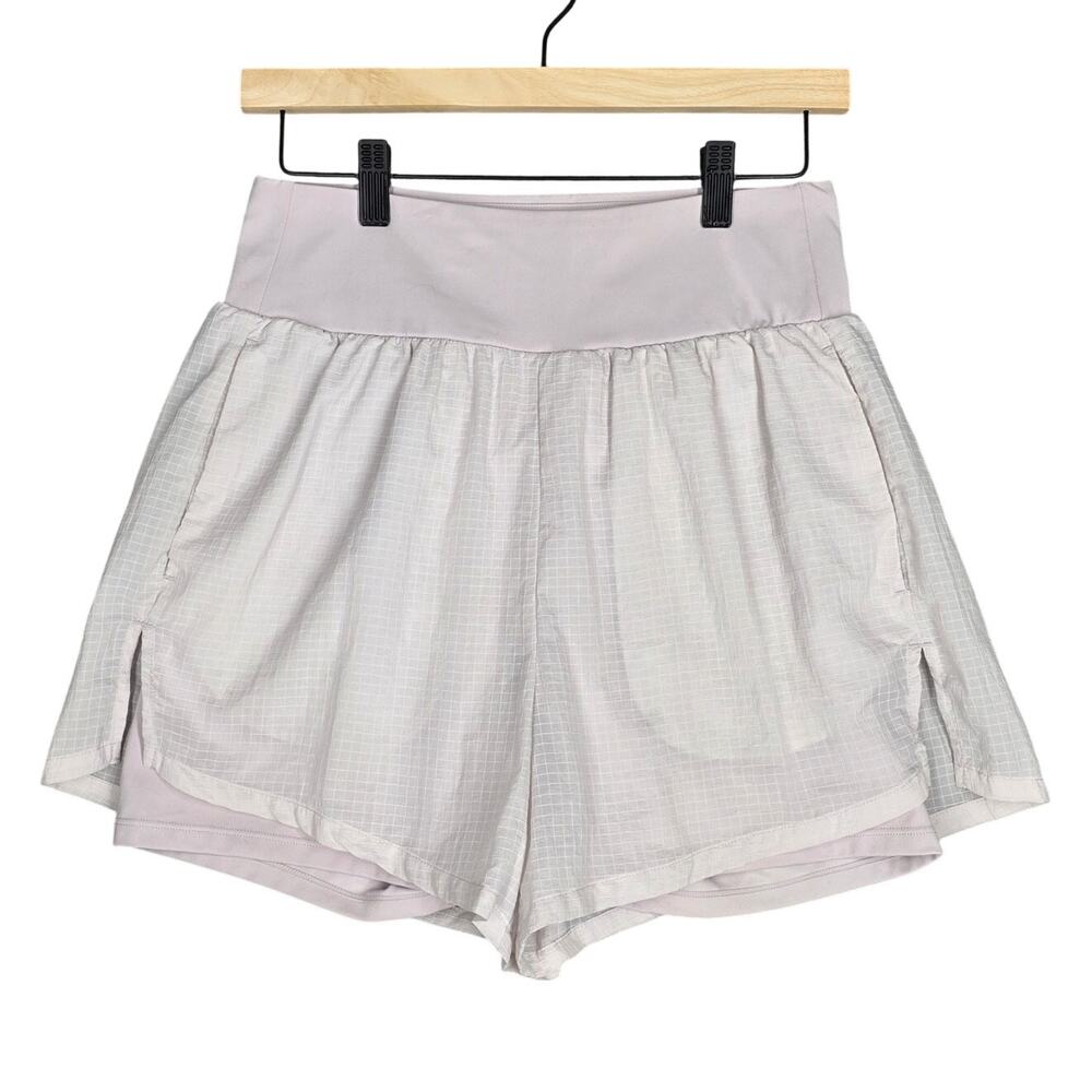 JOYLAB LIGHTWEIGHT ACTIVE SHORTS – WOMEN’S M – PINK – SHEER TOP LAYER